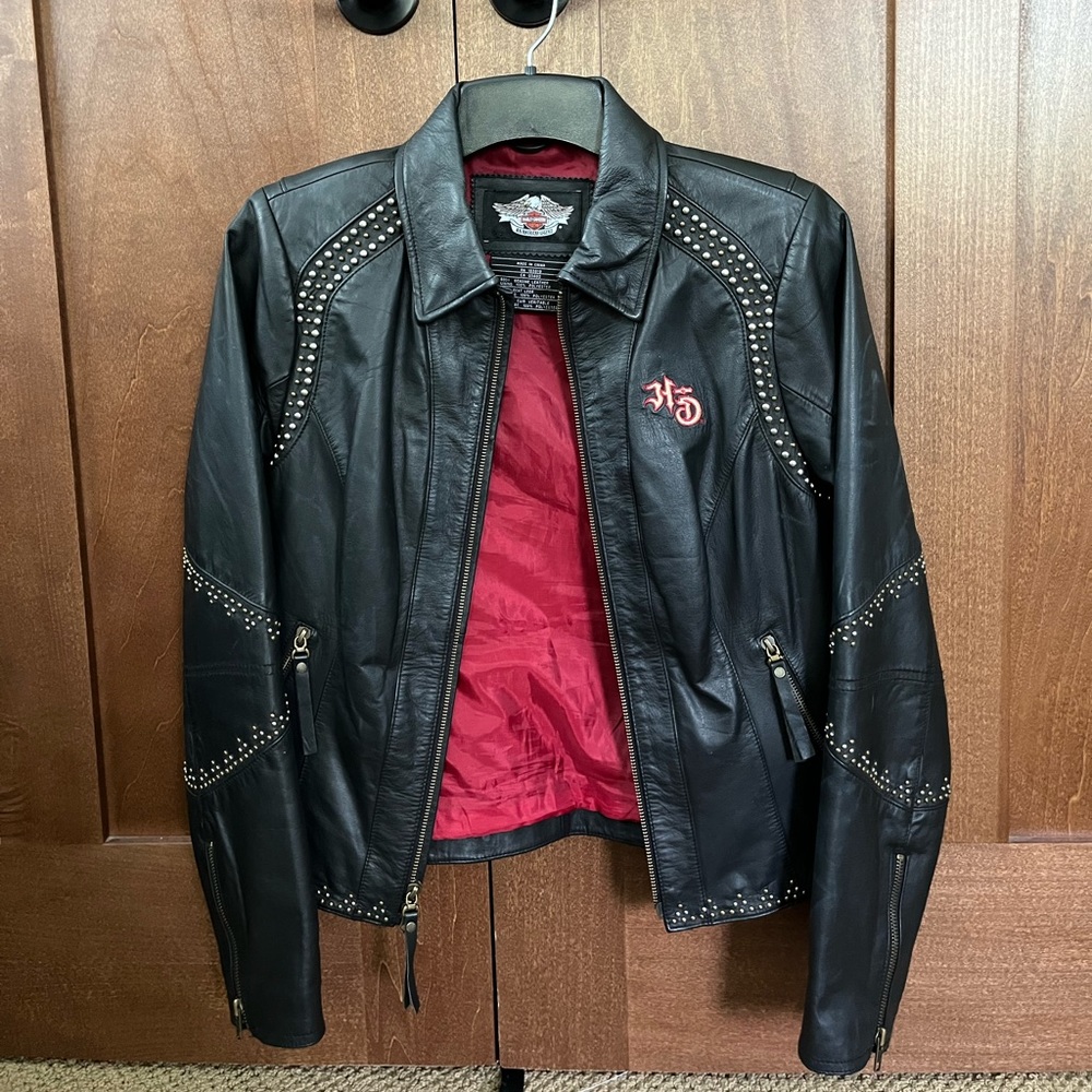 Harley Davidson leather jacket Size small